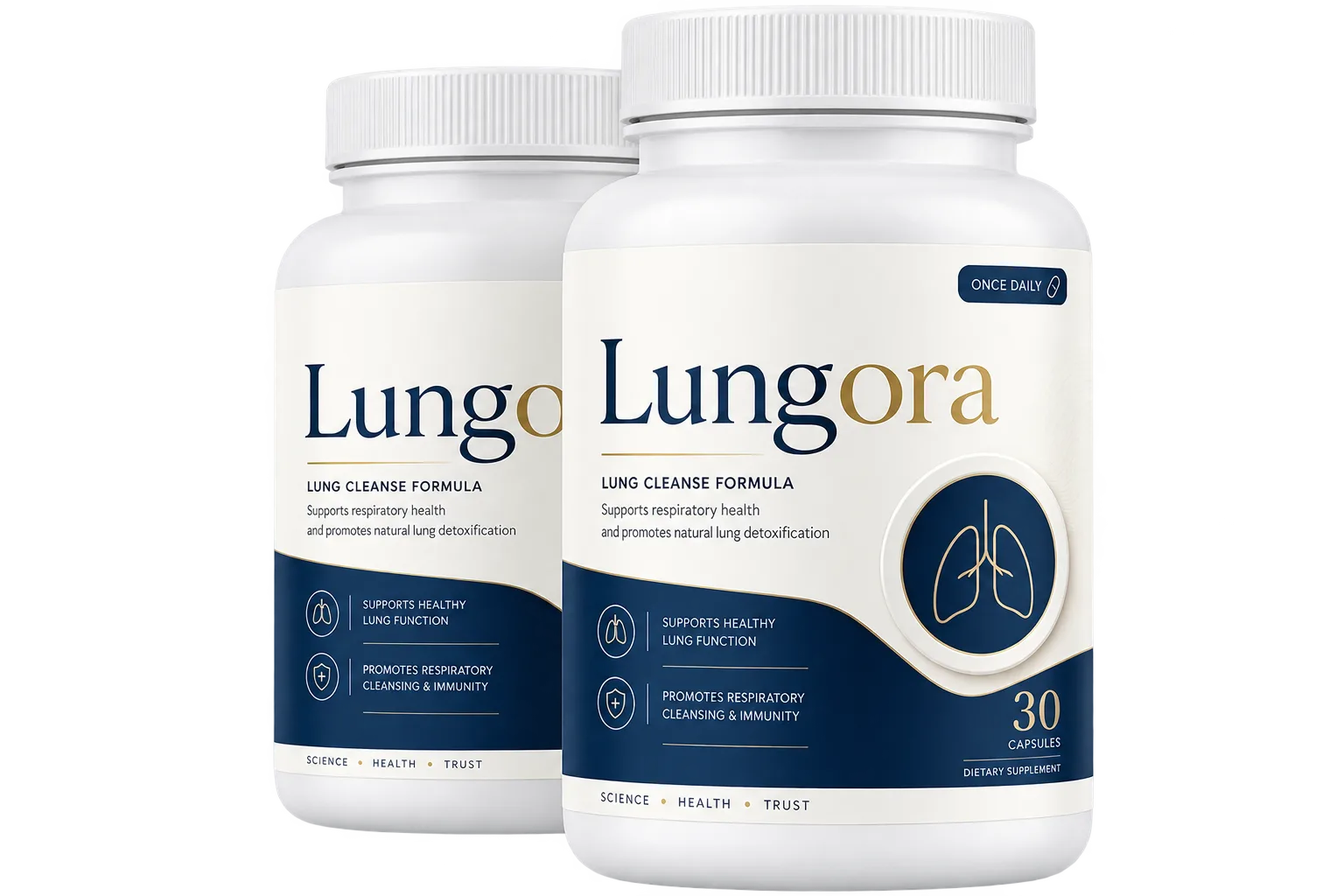 Lungora Daily Respiratory and Lung Wellness Support Supplement